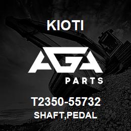 T2350-55732 Kioti SHAFT,PEDAL | AGA Parts