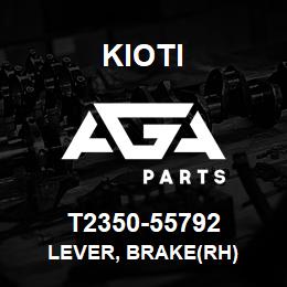 T2350-55792 Kioti LEVER, BRAKE(RH) | AGA Parts