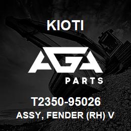 T2350-95026 Kioti ASSY, FENDER (RH) V | AGA Parts