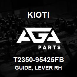 T2350-95425FB Kioti GUIDE, LEVER RH | AGA Parts