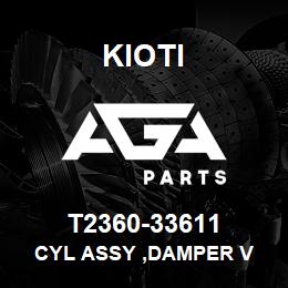 T2360-33611 Kioti CYL ASSY ,DAMPER V | AGA Parts