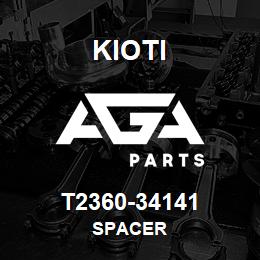 T2360-34141 Kioti SPACER | AGA Parts