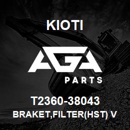 T2360-38043 Kioti BRAKET,FILTER(HST) V | AGA Parts