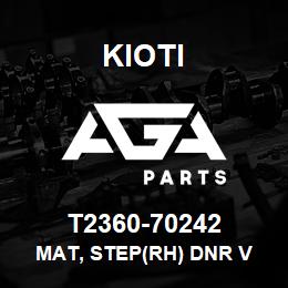 T2360-70242 Kioti MAT, STEP(RH) DNR V | AGA Parts