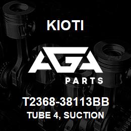 T2368-38113BB Kioti TUBE 4, SUCTION | AGA Parts