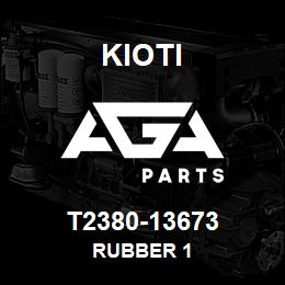 T2380-13673 Kioti RUBBER 1 | AGA Parts