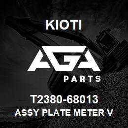 T2380-68013 Kioti ASSY PLATE METER V | AGA Parts