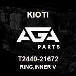 T2440-21672 Kioti RING,INNER V | AGA Parts