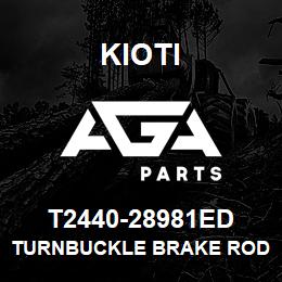 T2440-28981ED Kioti TURNBUCKLE BRAKE ROD | AGA Parts