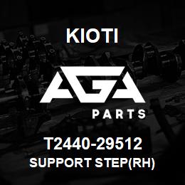 T2440-29512 Kioti SUPPORT STEP(RH) | AGA Parts