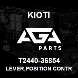 T2440-36854 Kioti LEVER,POSITION CONTROL 1 V | AGA Parts