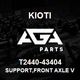 T2440-43404 Kioti SUPPORT,FRONT AXLE V | AGA Parts