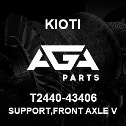 T2440-43406 Kioti SUPPORT,FRONT AXLE V | AGA Parts