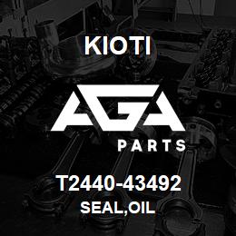 T2440-43492 Kioti SEAL,OIL | AGA Parts