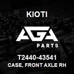 T2440-43541 Kioti CASE, FRONT AXLE RH OBS V | AGA Parts