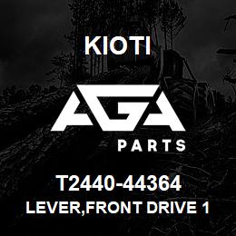 T2440-44364 Kioti LEVER,FRONT DRIVE 1 V | AGA Parts