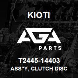 T2445-14403 Kioti ASS'Y, CLUTCH DISC V | AGA Parts