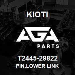 T2445-29822 Kioti PIN,LOWER LINK | AGA Parts