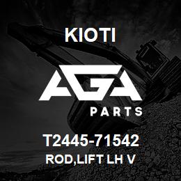 T2445-71542 Kioti ROD,LIFT LH V | AGA Parts