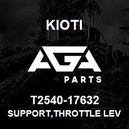 T2540-17632 Kioti SUPPORT,THROTTLE LEVER | AGA Parts