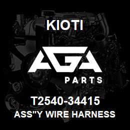 T2540-34415 Kioti ASS'Y WIRE HARNESS FENDER | AGA Parts