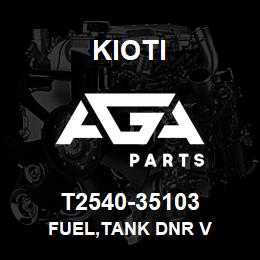 T2540-35103 Kioti FUEL,TANK DNR V | AGA Parts