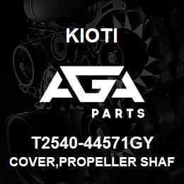 T2540-44571GY Kioti COVER,PROPELLER SHAFT 1 OBS V | AGA Parts