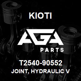 T2540-90552 Kioti JOINT, HYDRAULIC V | AGA Parts