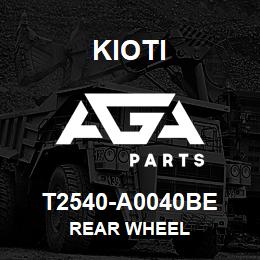 T2540-A0040BE Kioti REAR WHEEL | AGA Parts