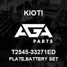 T2545-33271ED Kioti PLATE,BATTERY SET | AGA Parts