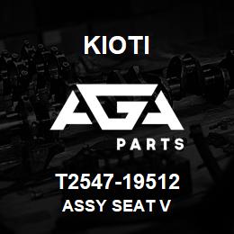 T2547-19512 Kioti ASSY SEAT V | AGA Parts