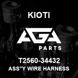 T2560-34432 Kioti ASS'Y WIRE HARNESS BONNET | AGA Parts