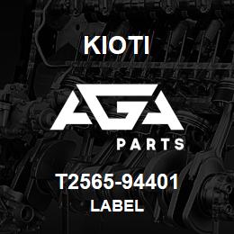 T2565-94401 Kioti LABEL | AGA Parts