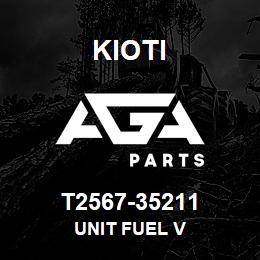 T2567-35211 Kioti UNIT FUEL V | AGA Parts