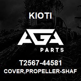 T2567-44581 Kioti COVER,PROPELLER-SHAFT | AGA Parts