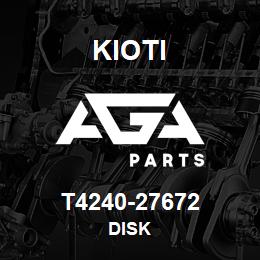 T4240-27672 Kioti DISK | AGA Parts