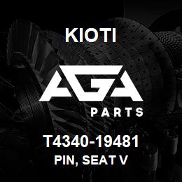 T4340-19481 Kioti PIN, SEAT V | AGA Parts