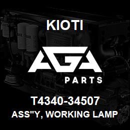 T4340-34507 Kioti ASS'Y, WORKING LAMP | AGA Parts