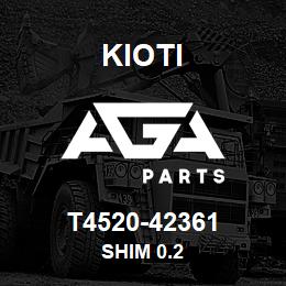 T4520-42361 Kioti SHIM 0.2 | AGA Parts