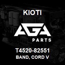 T4520-82551 Kioti BAND, CORD V | AGA Parts