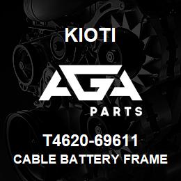 T4620-69611 Kioti CABLE BATTERY FRAME V | AGA Parts