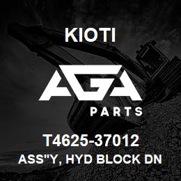 T4625-37012 Kioti ASS'Y, HYD BLOCK DNR V | AGA Parts