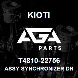 T4810-22756 Kioti ASSY SYNCHRONIZER DNR V | AGA Parts