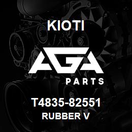 T4835-82551 Kioti RUBBER V | AGA Parts