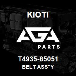 T4935-85051 Kioti BELT ASS'Y | AGA Parts