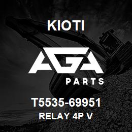 T5535-69951 Kioti RELAY 4P V | AGA Parts