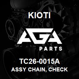 TC26-0015A Kioti ASSY CHAIN, CHECK | AGA Parts