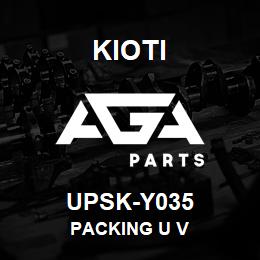 UPSK-Y035 Kioti PACKING U V | AGA Parts