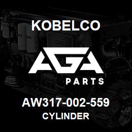 AW317-002-559 Kobelco CYLINDER | AGA Parts