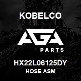 HX22L06125DY Kobelco HOSE ASM | AGA Parts